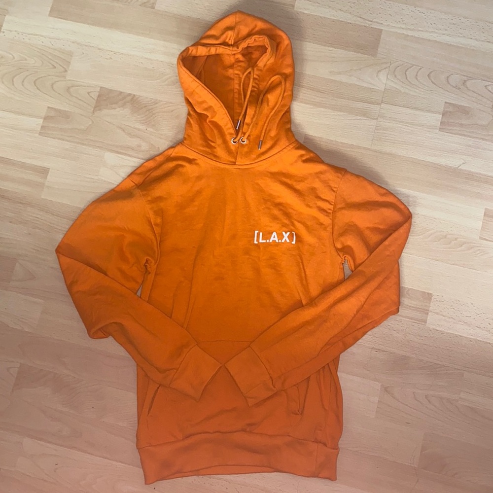 hoodie orange boohooman